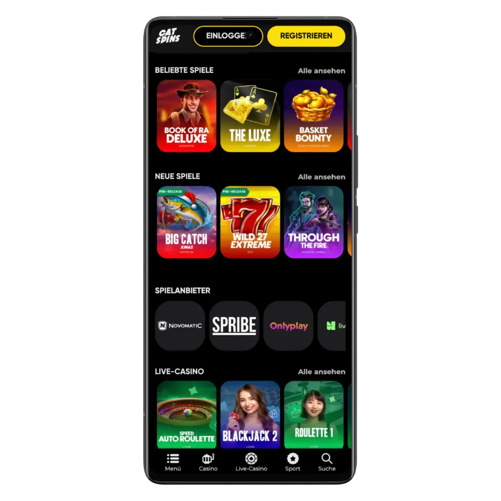 CatSpins Casino Site